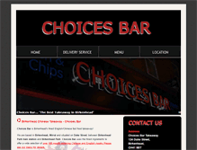 Tablet Screenshot of choicesbar.co.uk